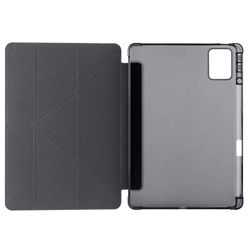 Lenovo M11 TB-330FU Kılıf Zore Tri Folding Kalem Bölmeli Standlı Kılıf Lacivert