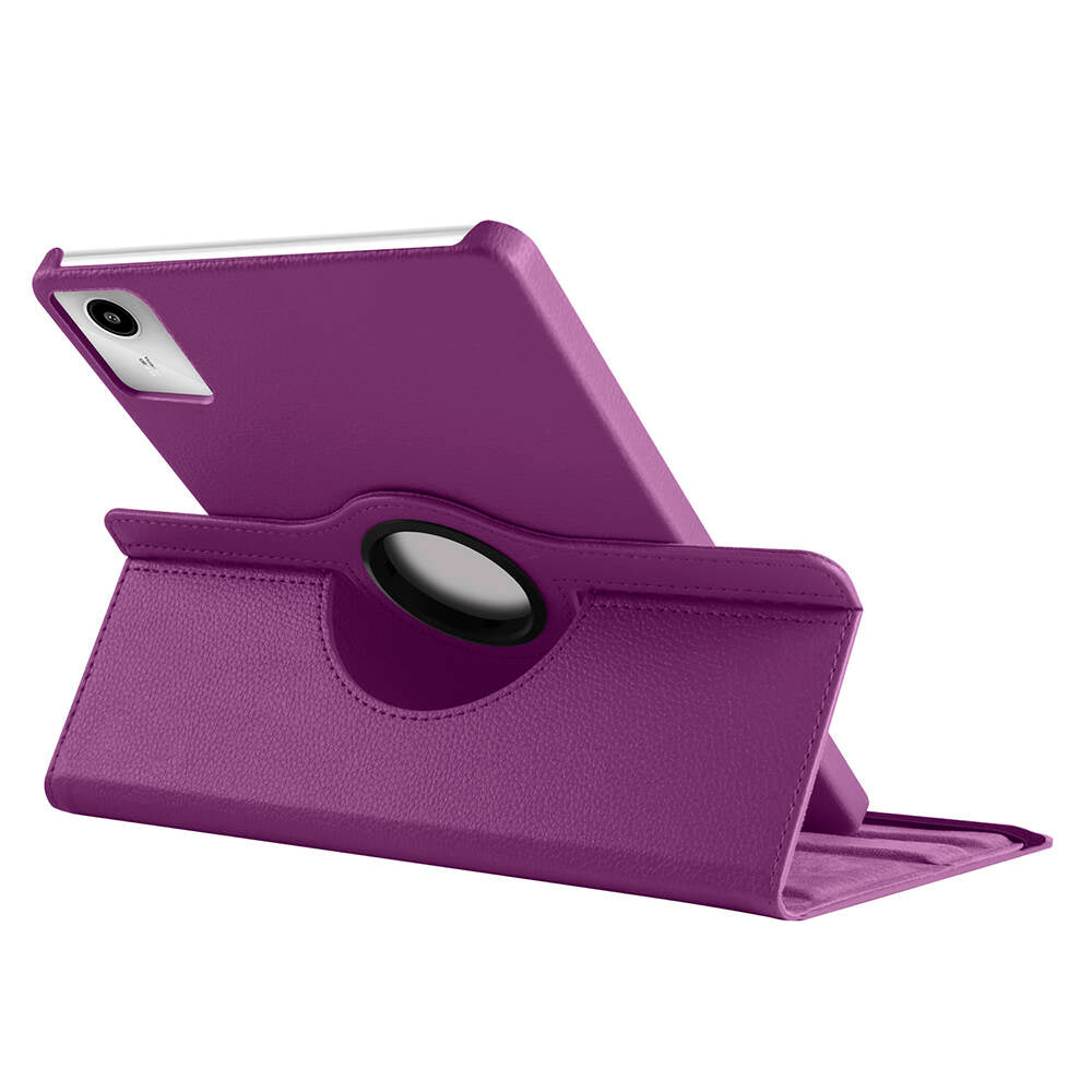 Lenovo M11 TB-330FU Zore Dönebilen Standlı Kılıf Pembe Koyu