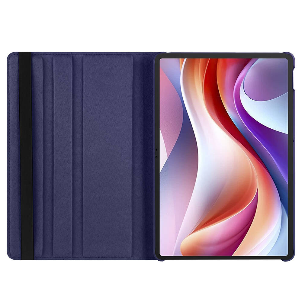 Lenovo M11 TB-330FU Zore Dönebilen Standlı Kılıf Lacivert