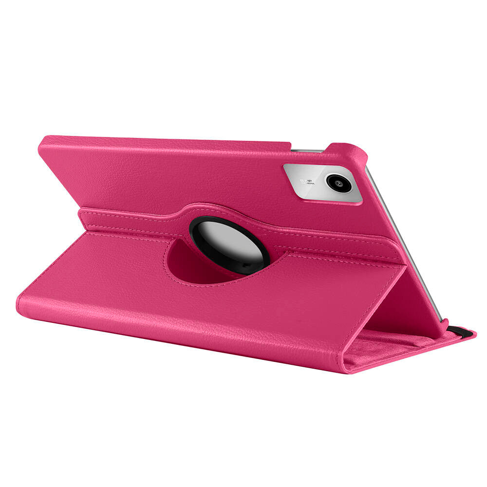 Lenovo M11 TB-330FU Zore Dönebilen Standlı Kılıf Mor