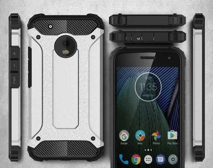 Lenovo Moto E4 Kılıf Zore Crash Silikon Kapak Siyah