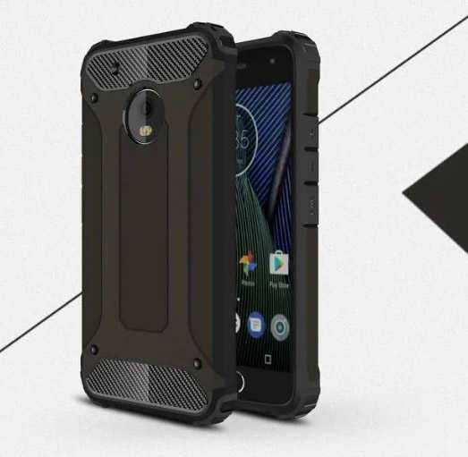 Lenovo Moto E4 Kılıf Zore Crash Silikon Kapak Siyah