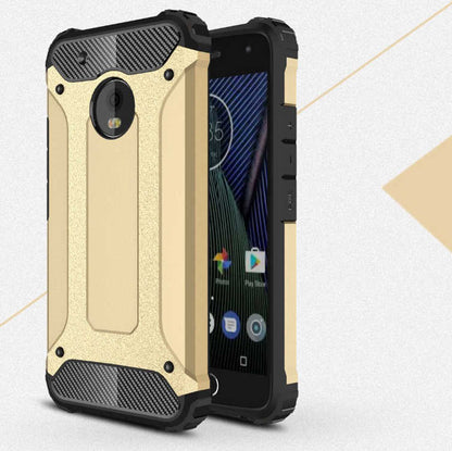 Lenovo Moto G5S Plus Kılıf Zore Crash Silikon Kapak Gold