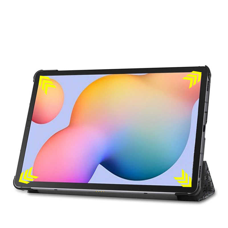Lenovo Tab M10 Plus TB-125F - TB-128F 3. Jenerasyon Zore Smart Cover Standlı 1-1 Kılıf Mavi