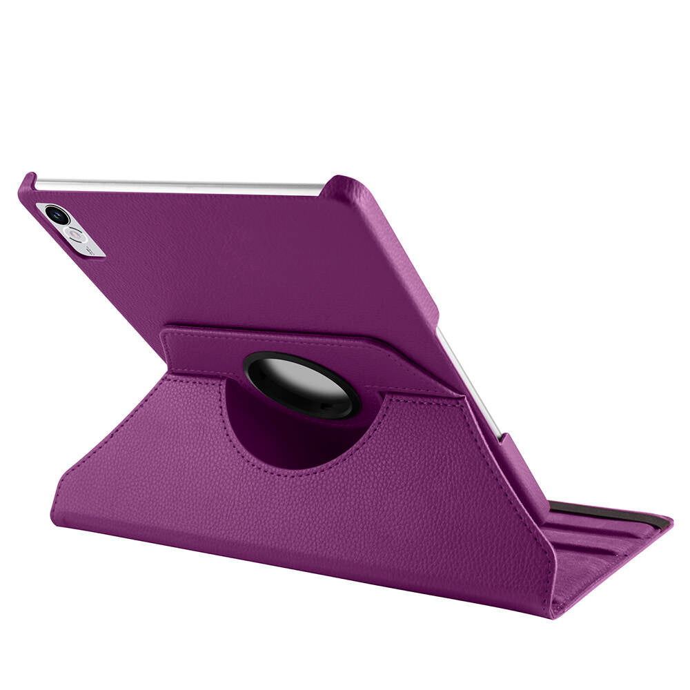 Lenovo Tab P11 11.5 (2.Nesil) TB350UF Zore Dönebilen Standlı Kılıf Pembe Koyu