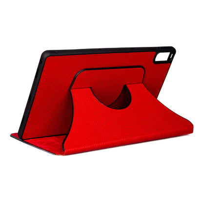 Lenovo Tab P11 11.5" (2.Nesil) Zore Fest Dönebilen Standlı Kılıf Pudra