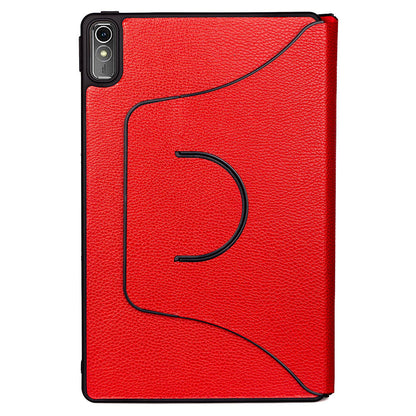 Lenovo Tab P11 11.5" (2.Nesil) Zore Fest Dönebilen Standlı Kılıf Kırmızı