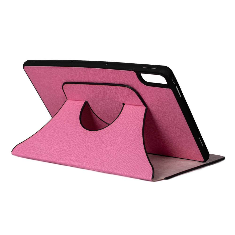 Lenovo Tab P11 11.5" (2.Nesil) Zore Fest Dönebilen Standlı Kılıf Pudra