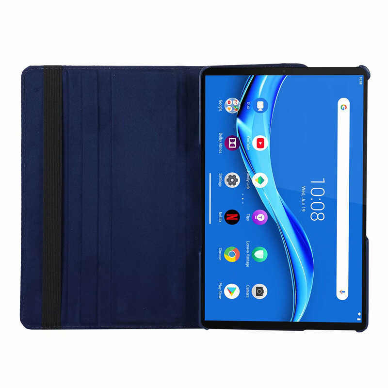 Lenovo Tab P11 Pro 11.2" 2.Nesil Zore Dönebilen Standlı Kılıf Siyah