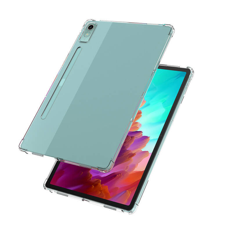 Lenovo Tab P12 Kılıf Zore Tablet Nitro Anti Shock Silikon Kapak Renksiz