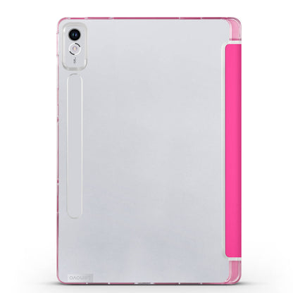 Lenovo Tab P12 Zore Smart Cover Standlı 1-1 Kılıf Pembe