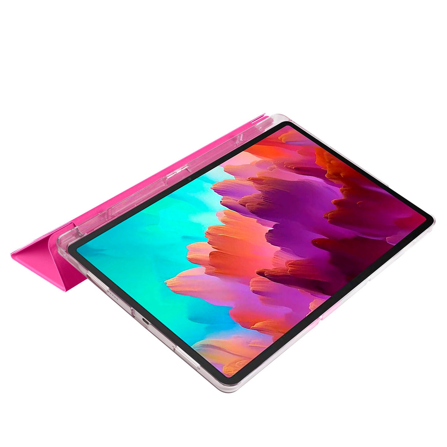 Lenovo Tab P12 Zore Smart Cover Standlı 1-1 Kılıf Rose Gold