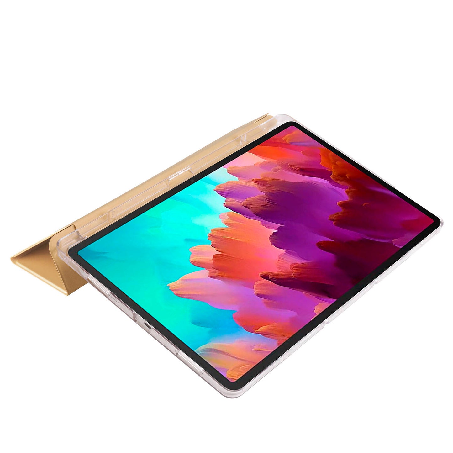 Lenovo Tab P12 Zore Smart Cover Standlı 1-1 Kılıf Mavi