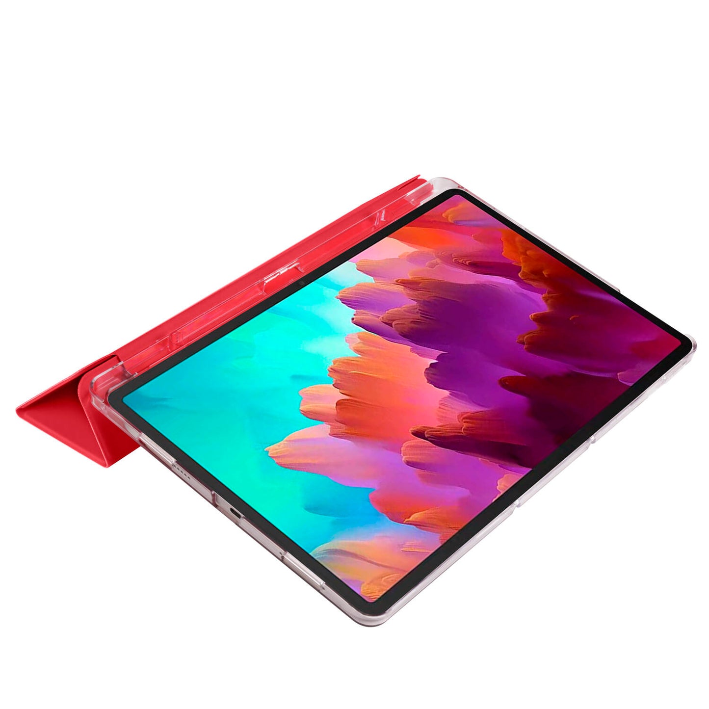 Lenovo Tab P12 Zore Smart Cover Standlı 1-1 Kılıf Rose Gold