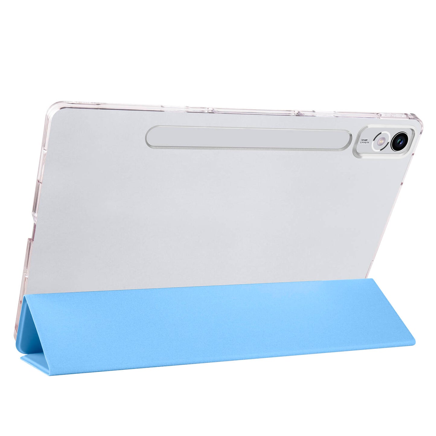 Lenovo Tab P12 Zore Smart Cover Standlı 1-1 Kılıf Mavi