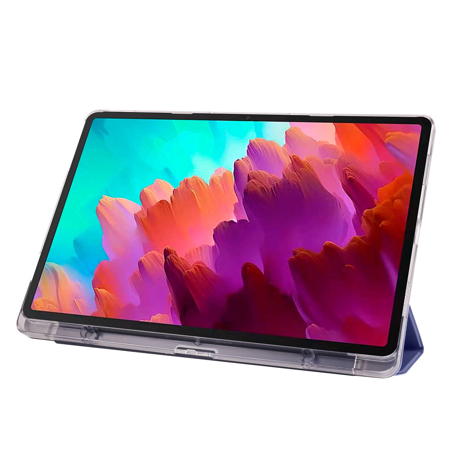 Lenovo Tab P12 Zore Smart Cover Standlı 1-1 Kılıf Lacivert