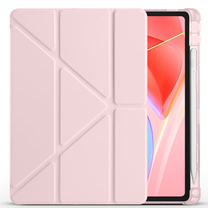 Lenovo Tab TB-311FU Kılıf Zore Tri Folding Kalem Bölmeli Standlı Kılıf Koyu Yeşil