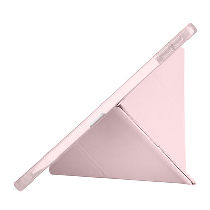 Lenovo Tab TB-311FU Kılıf Zore Tri Folding Kalem Bölmeli Standlı Kılıf Koyu Yeşil
