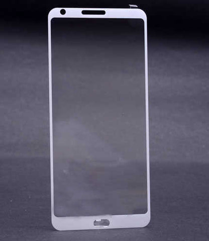 LG G6 Zore Ekranı Tam Kaplayan Düz Cam Koruyucu Gold
