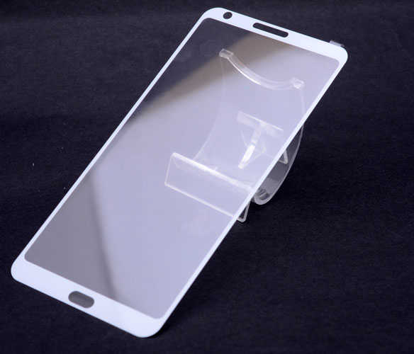 LG G6 Zore Ekranı Tam Kaplayan Düz Cam Koruyucu Siyah