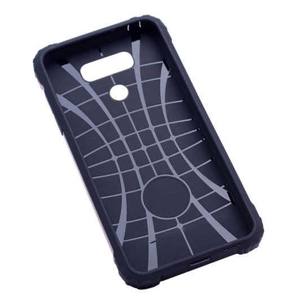 LG G6 Kılıf Zore Crash Silikon Kapak Kırmızı