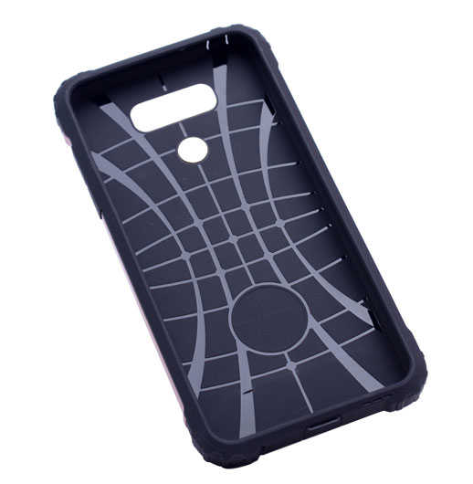 LG G6 Kılıf Zore Crash Silikon Kapak Mavi