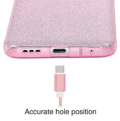 LG G6 Kılıf Zore Shining Silikon Rose Gold