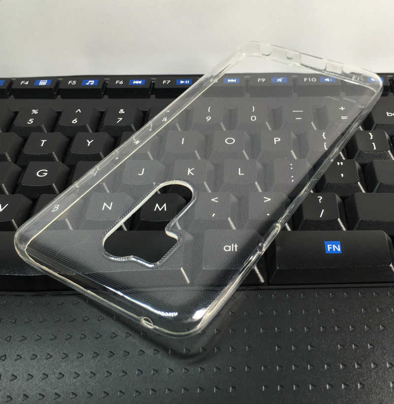 LG G7 Kılıf Zore Süper Silikon Kapak Renksiz