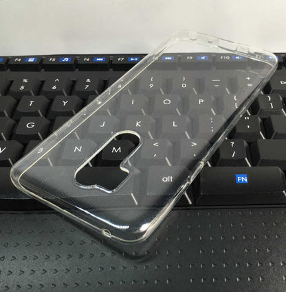 LG G7 Kılıf Zore Süper Silikon Kapak Renksiz