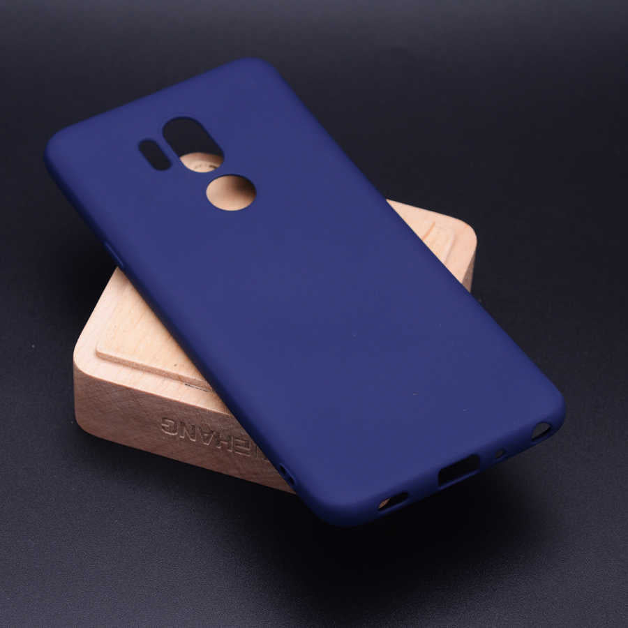 LG G7 Kılıf Zore Premier Silikon Kapak Rose Gold