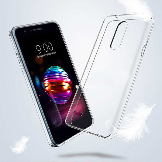 LG K11 Kılıf Zore Süper Silikon Kapak Renksiz