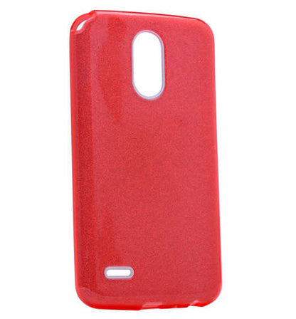 LG Stylus 3 Kılıf Zore Shining Silikon Gümüş