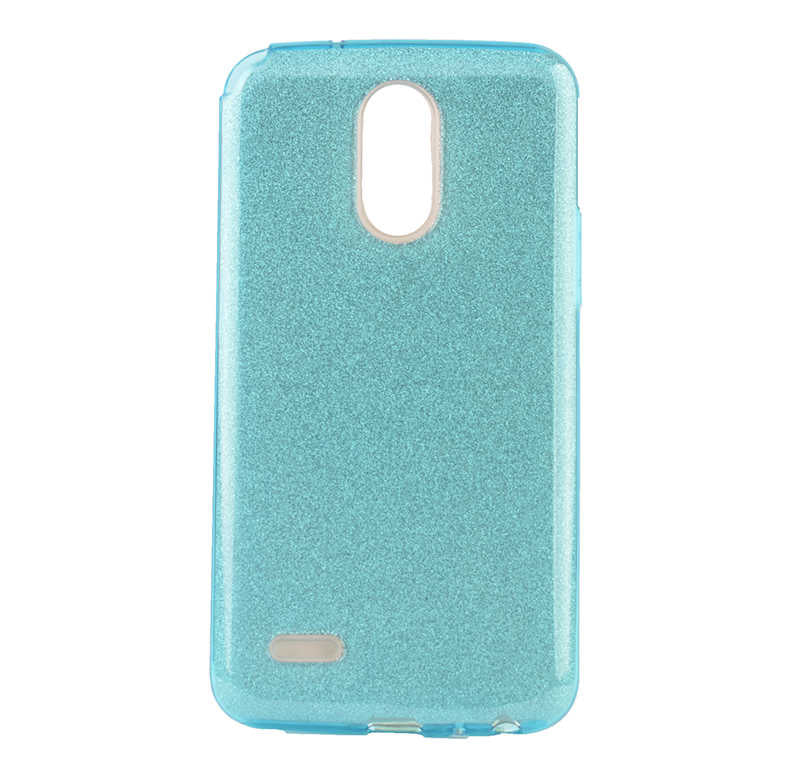 LG Stylus 3 Kılıf Zore Shining Silikon Mavi