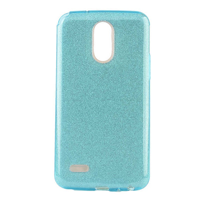 LG Stylus 3 Kılıf Zore Shining Silikon Mavi