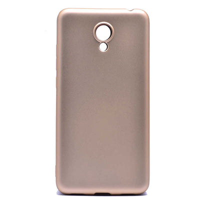 Meizu M6 Kılıf Zore Premier Silikon Kapak Gold