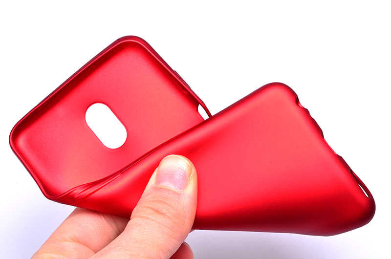 Meizu M6S Kılıf Zore Premier Silikon Kapak Kırmızı