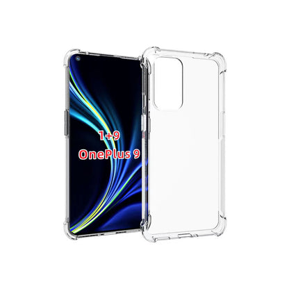 One Plus 9 Kılıf Zore Nitro Anti Shock Silikon Renksiz