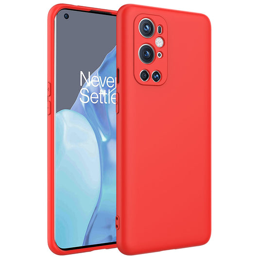 One Plus 9 Pro Kılıf Zore Mara Lansman Kapak Kırmızı