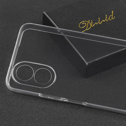 Oppo A38 Kılıf Zore Süper Silikon Kapak Şeffaf