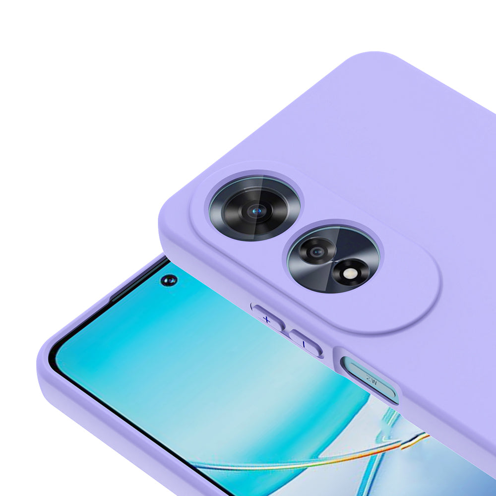 Oppo A60 Kılıf Zore Mara Lansman Kapak Koyu Mor