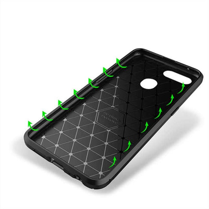 Oppo AX7 Kılıf Zore Negro Silikon Kapak Lacivert