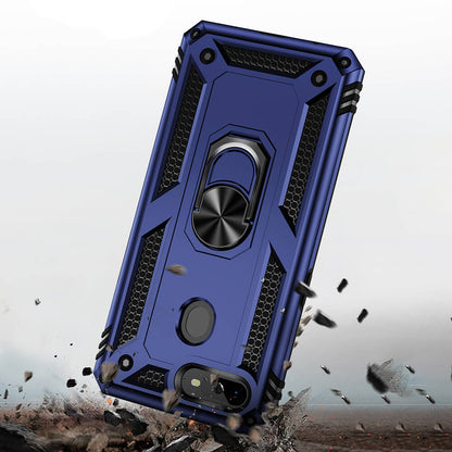 Oppo AX7 Kılıf Zore Vega Kapak Siyah