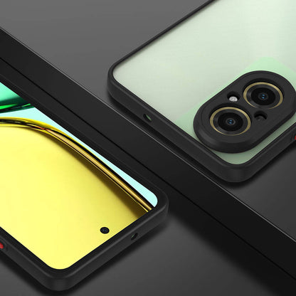 Realme 12 Lite Kılıf Zore Hux Kapak Lacivert