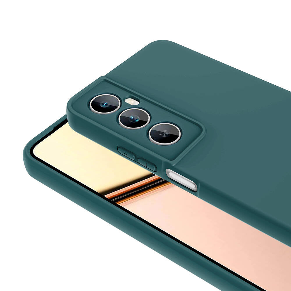 Realme C65 4G Kılıf Zore Mara Lansman Kapak Koyu Mor