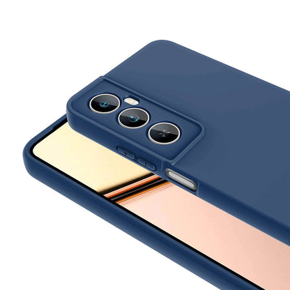 Realme C65 4G Kılıf Zore Mara Lansman Kapak Koyu Mor