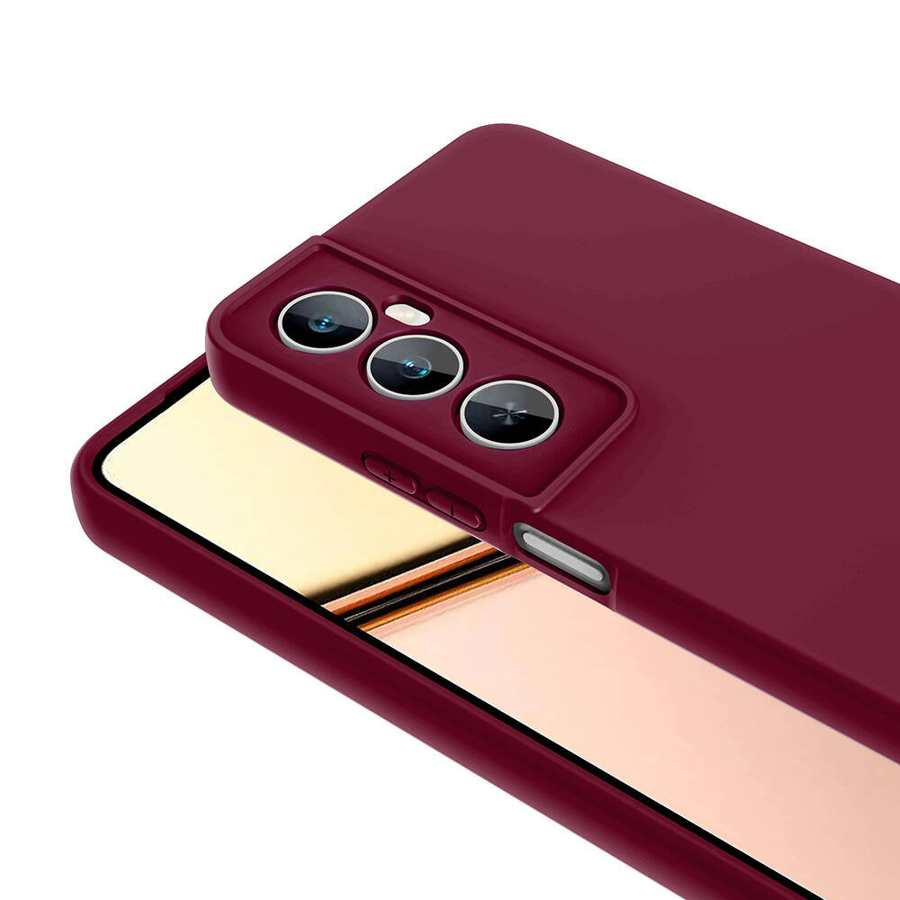 Realme C65 4G Kılıf Zore Mara Lansman Kapak Lila