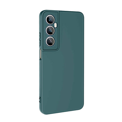 Realme C65 4G Kılıf Zore Mara Lansman Kapak Koyu Yeşil