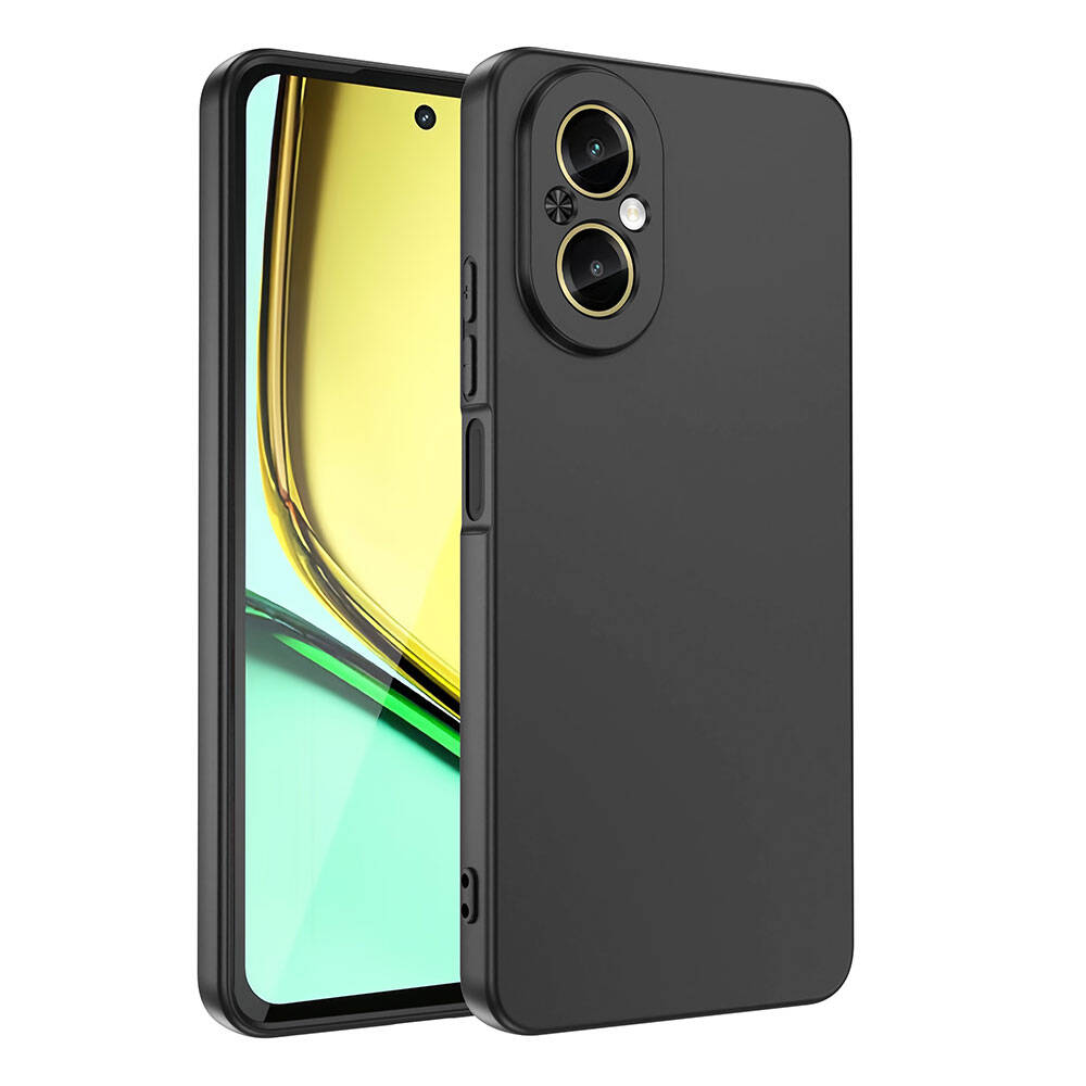 Realme 12 Lite Kılıf Zore Mara Lansman Kapak Koyu Mor