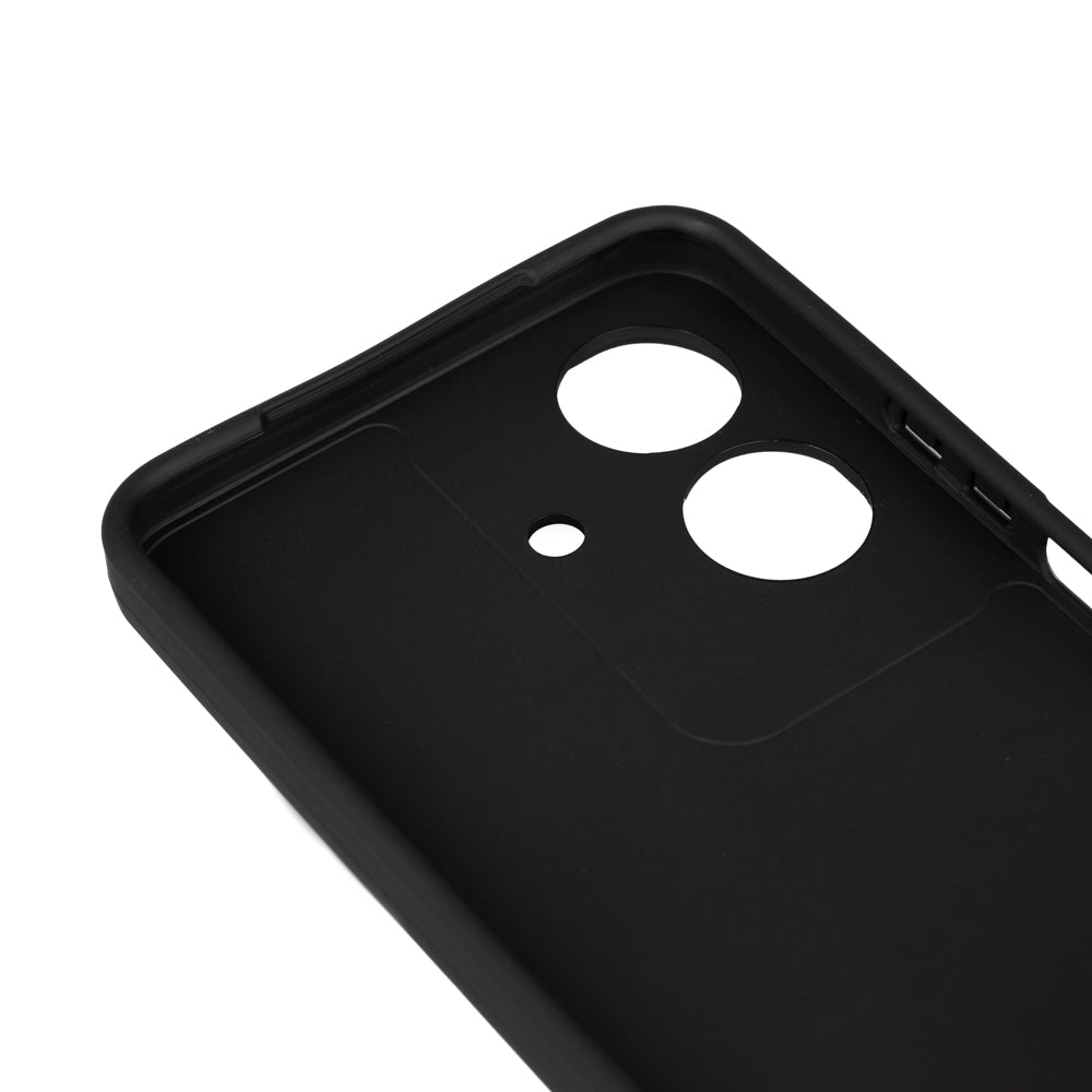 Realme Note 60 Kılıf Zore Biye Silikon Siyah