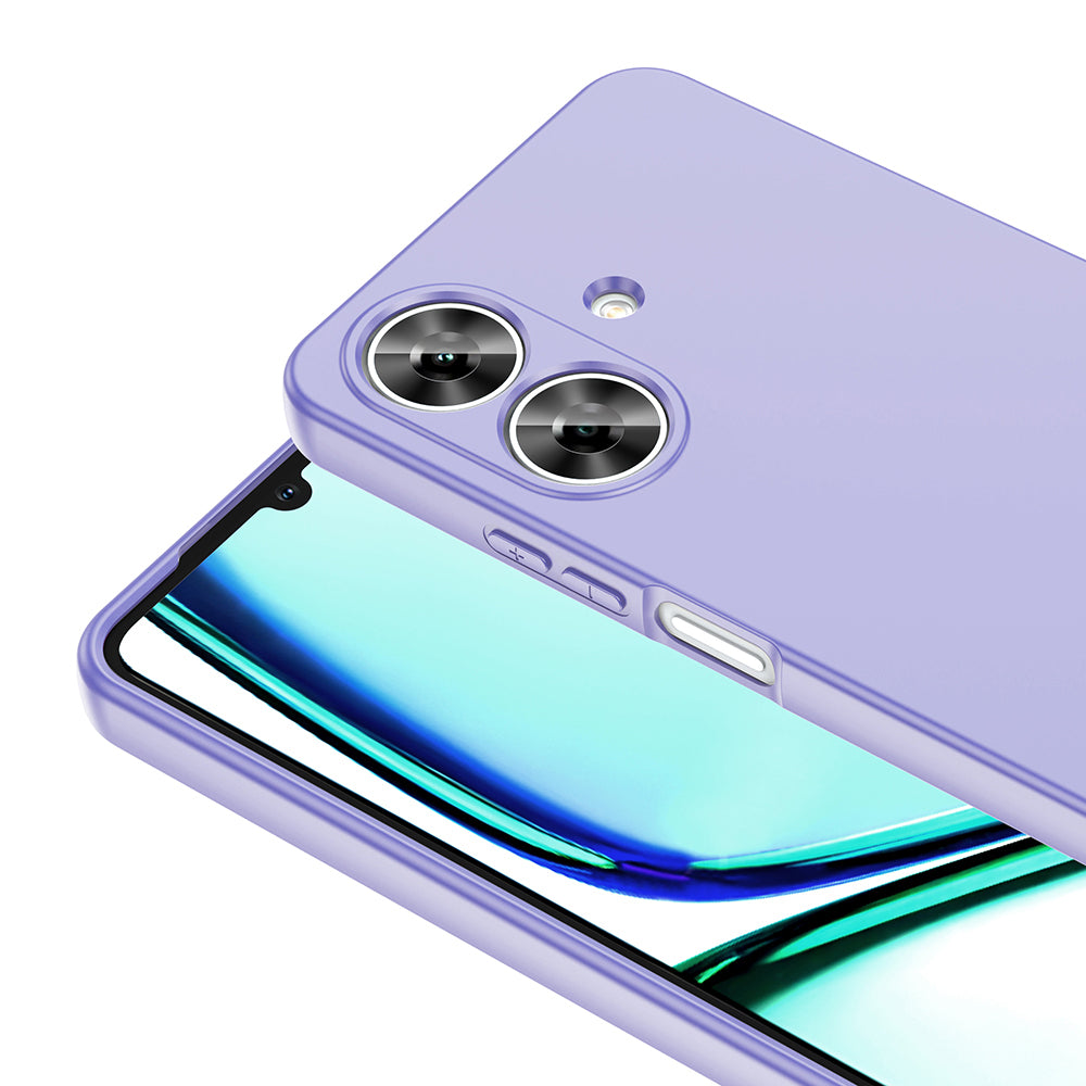 Realme Note 60 Kılıf Zore Mara Lansman Kapak Koyu Mor